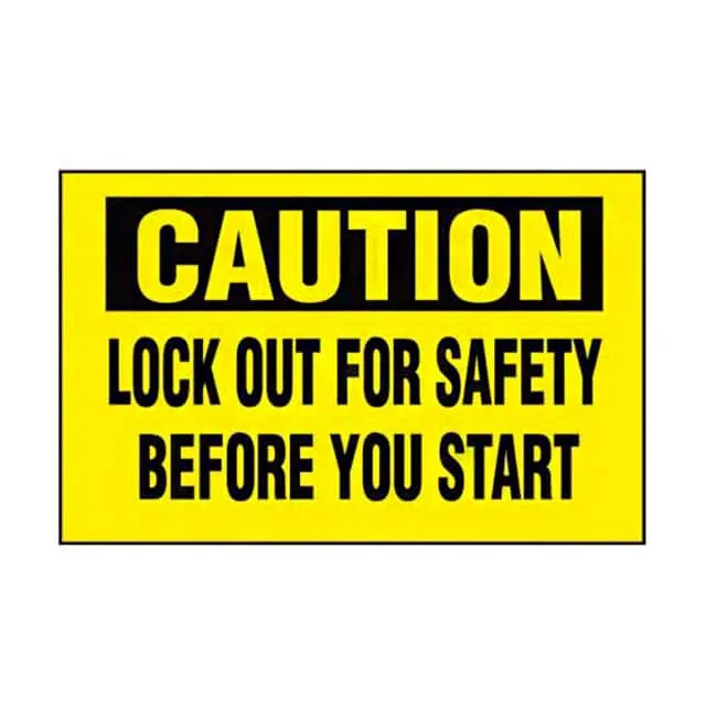 PVS0204C171Y (SIGN ELECTRL WARN 4.5X2.25"")