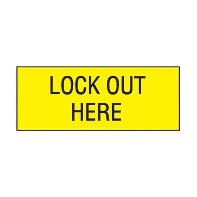 PVS0204C177Y (SIGN ELECTRL WARN 4.5X2.25"")