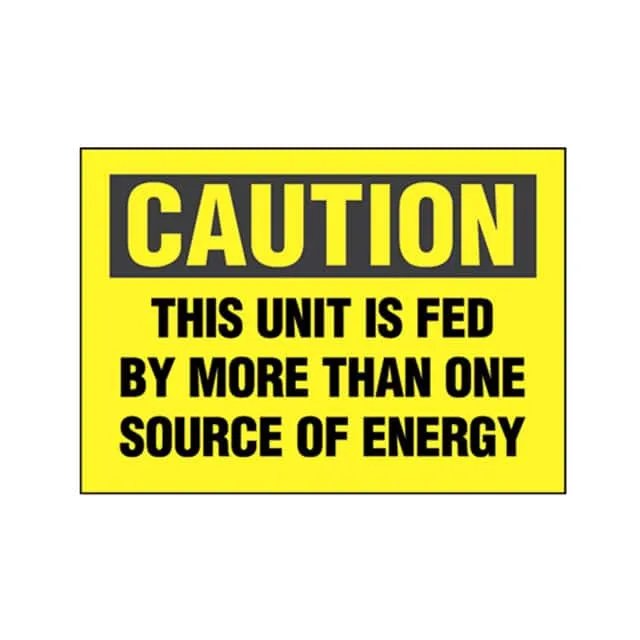 PVS0305C174Y (SIGN ELECTRL WARN 5X3.5" BLK/YL")