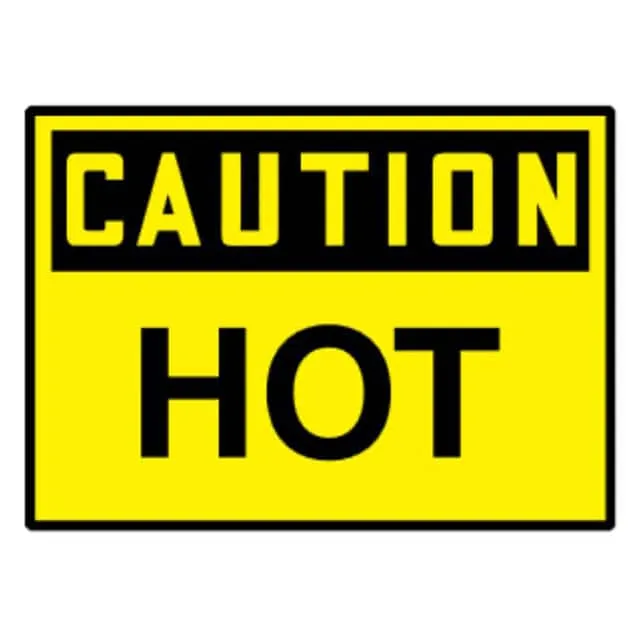 PVS0305C3686 (LABEL 5X3.5" BLACK/YELLOW 5/PK")