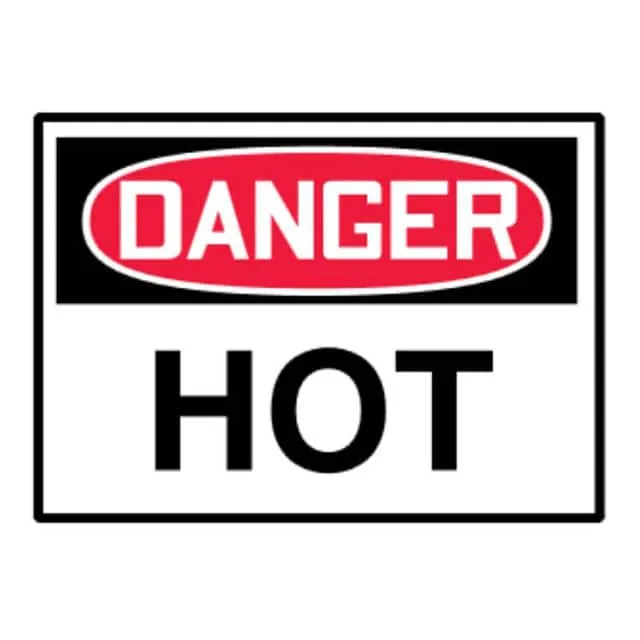 PVS0305D3304 (LABEL 5X3.5" RED/BLACK/WHT 5/PK")