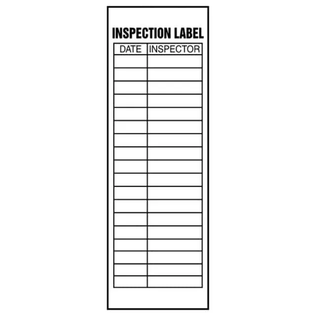 PVS0602B3536 (LABEL 6X2" BLACK/WHITE 5/PK")