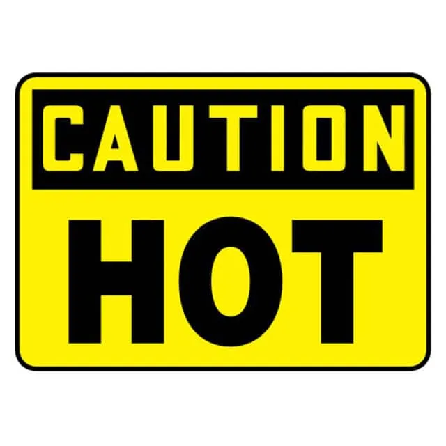 PVS0710C7099 (SIGN 10X7" BLACK/YELLOW")