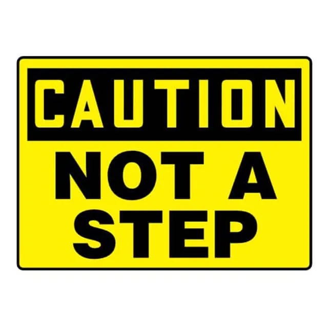 PVS0710C7232 (SIGN 10X7" BLACK/YELLOW")