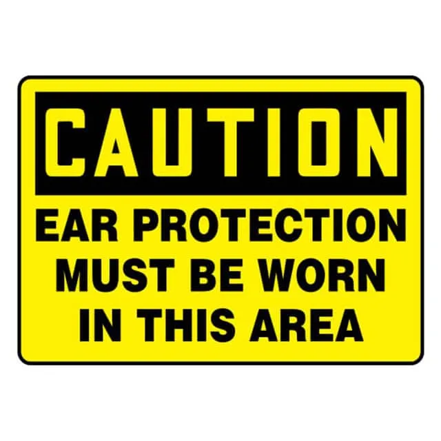 PVS0710C7278 (SIGN 10X7" BLACK/YELLOW")