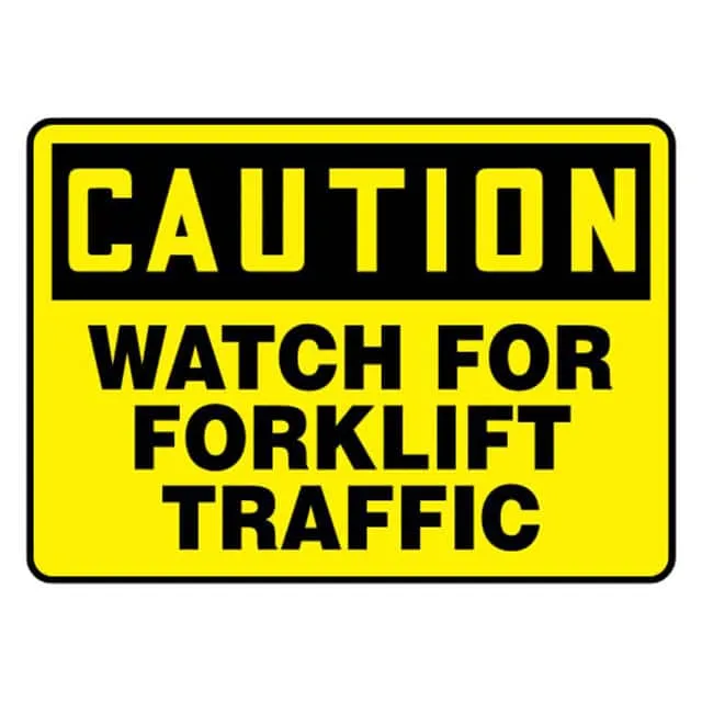 PVS0710C7314 (SIGN 10X7" BLACK/YELLOW")