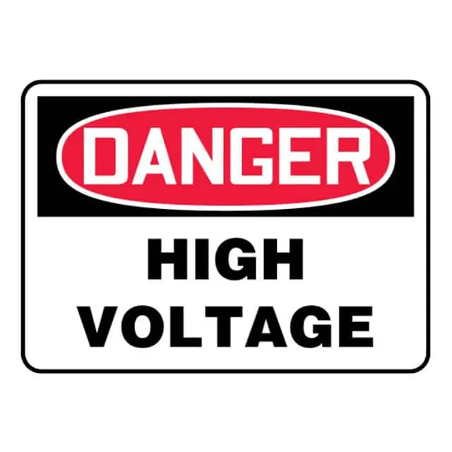 PVS0710D7133 (SIGN 10X7" RED/BLACK/WHITE")