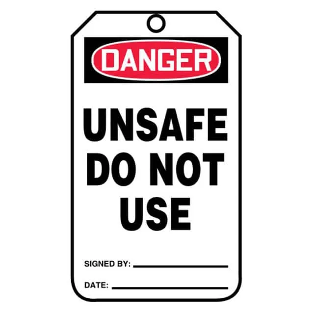 PVT-1008-Q (SFTYTAG,DGR UNSAFE DO NOT USE, B)