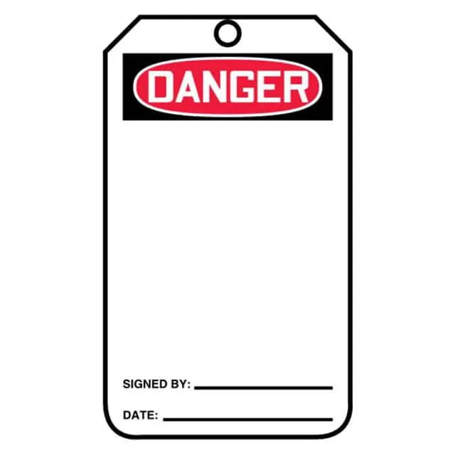 PVT-1010 (TAG 5.75X3.25" RED/BLACK/WHITE")