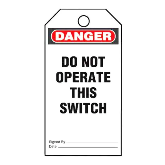 PVT-155-Q (TAG ID RATINGS 5.75X3" BK/RD/WT")