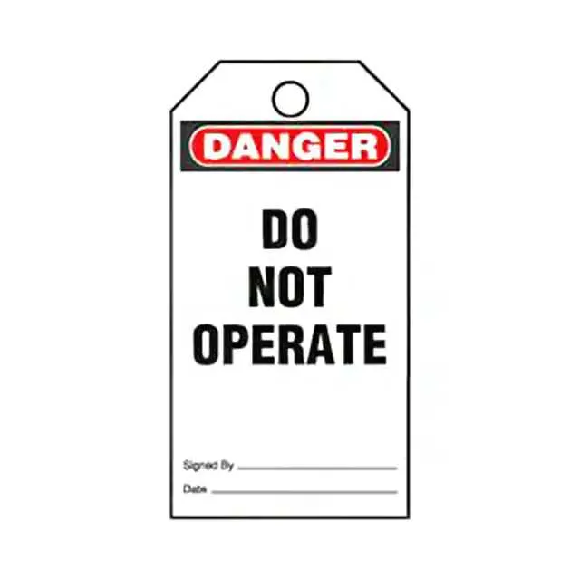 PVT-161-Q (TAG ID RATINGS 5.75X3" BK/RD/WT")