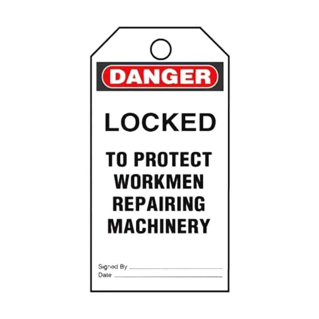 PVT-57-Q (TAG ELECTRL WARN 5.75X3" BLK/RD")