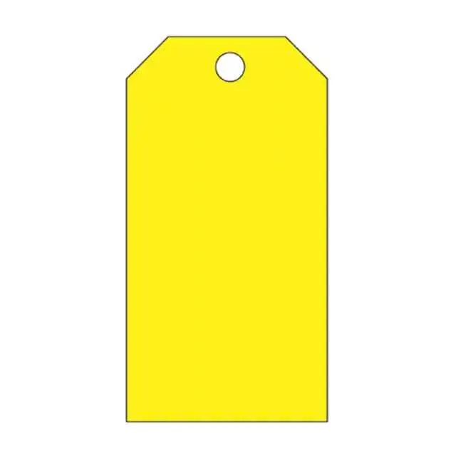 PVT-95-Q (TAG ELECTRL WARN 5.75X3" YELLOW")
