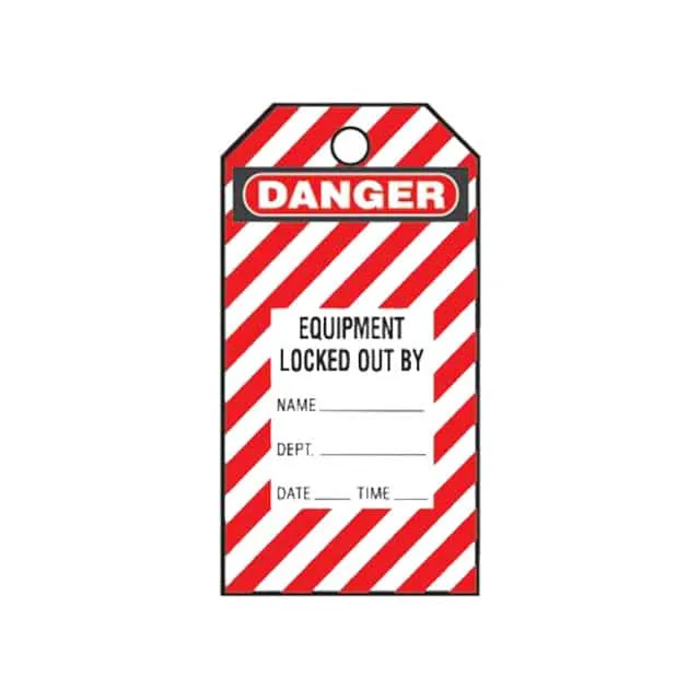 PVT-98-Q (TAG ELECTRL WARN 5.75X3" 25PC")