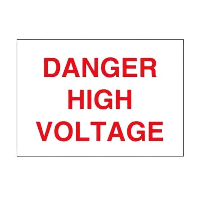 PVS0710B364Y (SIGN ELECTRL WARN 10X7" RED/WHT")