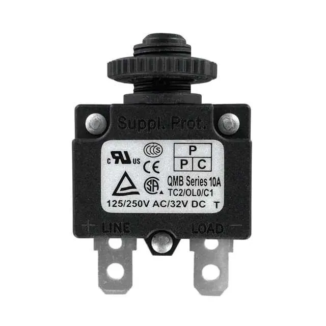 QMB-103-11C3N-3BA (CIR BRKR THRM 10A 250VAC 32VDC)