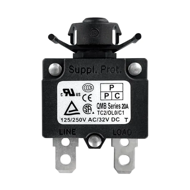 QMB-203-00ENN-3BA (CIR BRKR THRM 20A 250VAC 32VDC)