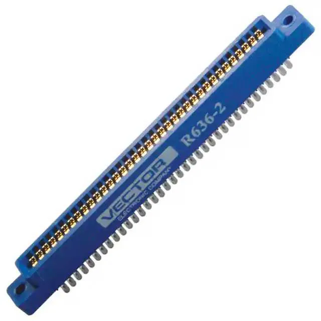 R636-2 (CONN EDGE 72CONT SOLDRTAIL FLUSH)