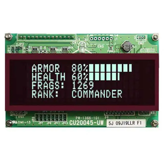 RED204 (VFD FILTER 20X4 RED 96MMX35MM)