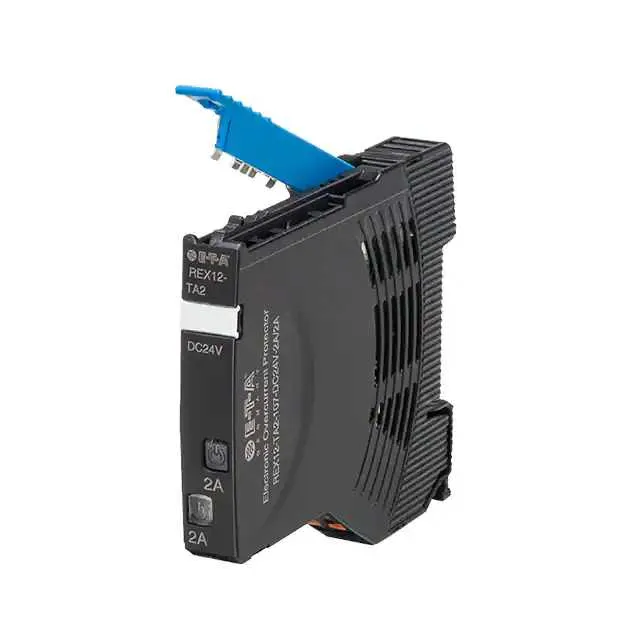 REX12-TA2-107-DC24V-2A/2A (CIR BRKR 2A 24VDC PUSH TO RESET)