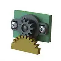 RFRT-G2-600-G1 (DAMPER ROTARY SNAP IN BLK)