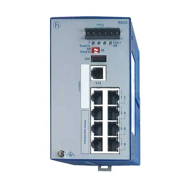 RS20-0800T1T1SDAEHHXX.X.XX (ETHERNET SWITCH MANAGED 8-PORT)