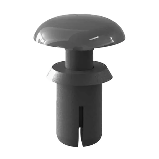 RS200B (BLACK NYLON PUSH-IN RIVETS - SNA)