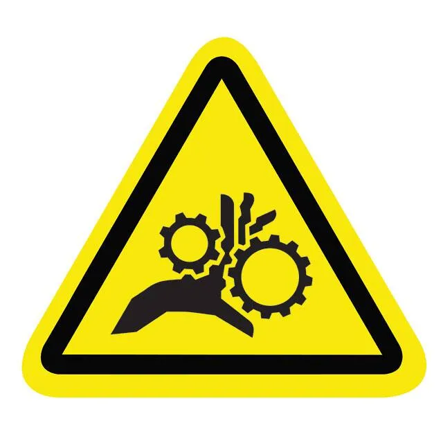 SAFLBL-2.25TRI-0103-500/PK (SAFETY LABEL - ENTANGLEMENT HAZA)