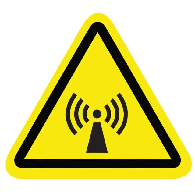 SAFLBL-2.25TRI-091-500/PK (SAFETY LABEL - NON-IONIZING RADI)