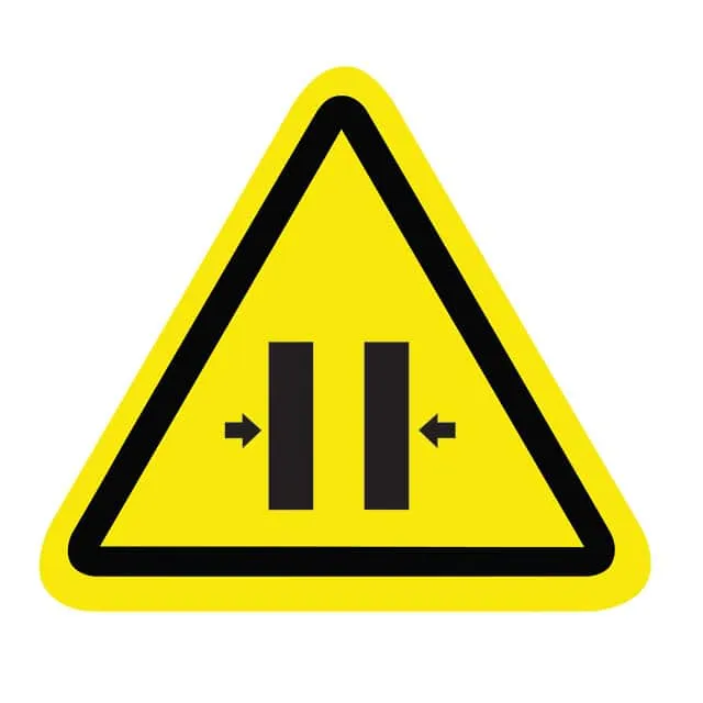 SAFLBL-2.25TRI-093-25/PK (SAFETY LABEL - CRUSH HAZARD - CL)