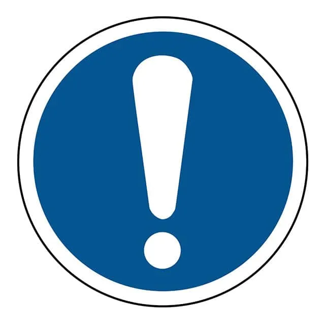 SAFLBL-2DIA-056-500/PK (SAFETY LABEL - GENERAL MANDATORY)