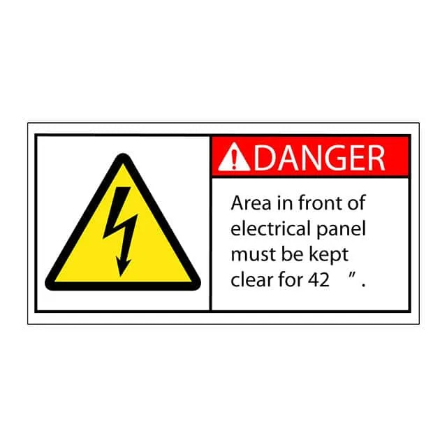 SAFLBL-2X4-011-500/PK (SAFETY LABEL - DANGER - KEEP CLE)