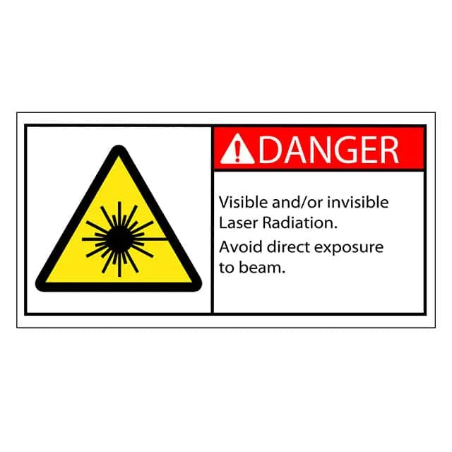 SAFLBL-2X4-013-500/PK (SAFETY LABEL - VISIBLE AND/OR IN)