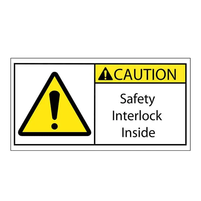 SAFLBL-2X4-045-500/PK (SAFETY LABEL - CAUTION - SAFETY)