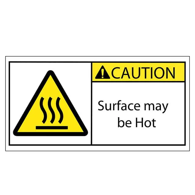 SAFLBL-2X4-048-500/PK (SAFETY LABEL - CAUTION - SURFACE)