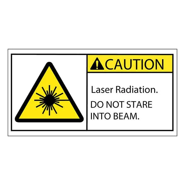SAFLBL-2X4-051-500/PK (SAFETY LABEL - CAUTION - LASER R)