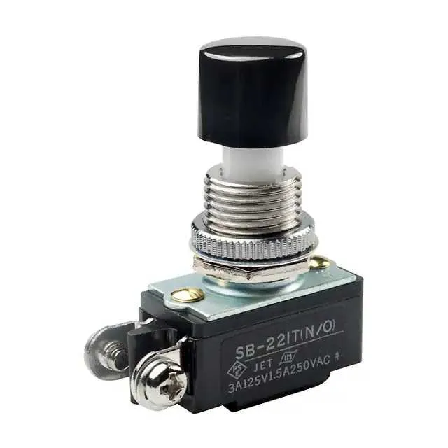 SB221TNO (SWITCH PUSH SPST-NO 3A 125V)
