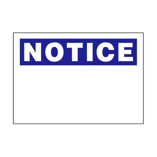 SEZ-1NLL (TAG ELECTRL WARN 11X8.5" BLU/WT")