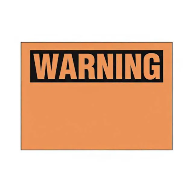 SEZ-1WLL (SIGN ELECTRL WARN 11X8.5" BK/OR")