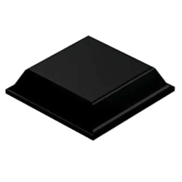 SJ-5008-BLACK (BUMPER SQUARE 0.5L X 0.5"W BLK")