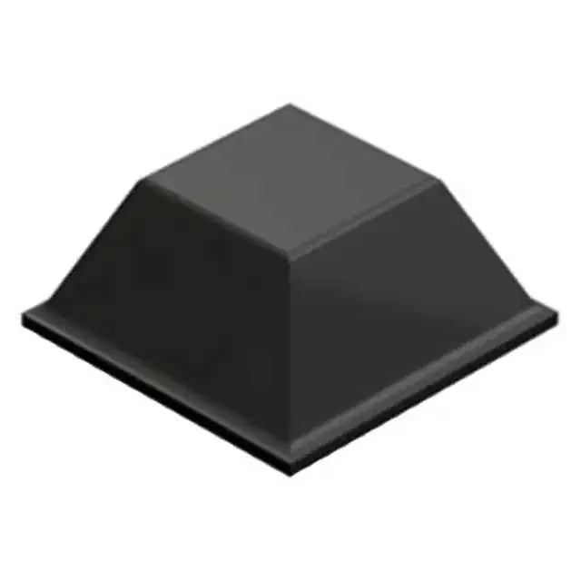 SJ-5018-GRAY (BUMPER SQUARE 0.5L X 0.5"W GRY")