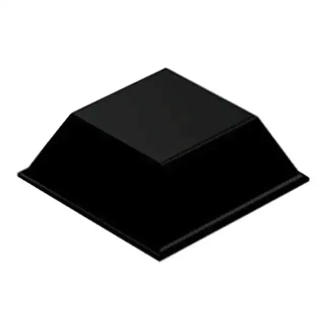 SJ-5023-BLACK (BUMPER SQU 0.81L X 0.81"W BLK")