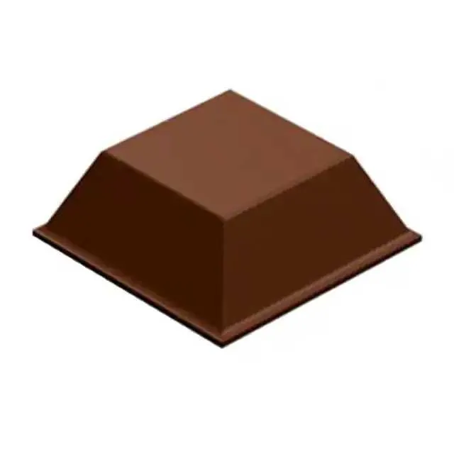 SJ-5023-BROWN (BUMPER SQU 0.81L X 0.81"W BRN")