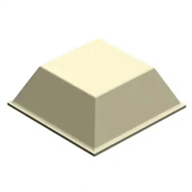 SJ-5023-WHITE (BUMPER SQU 0.81L X 0.81"W WHT")