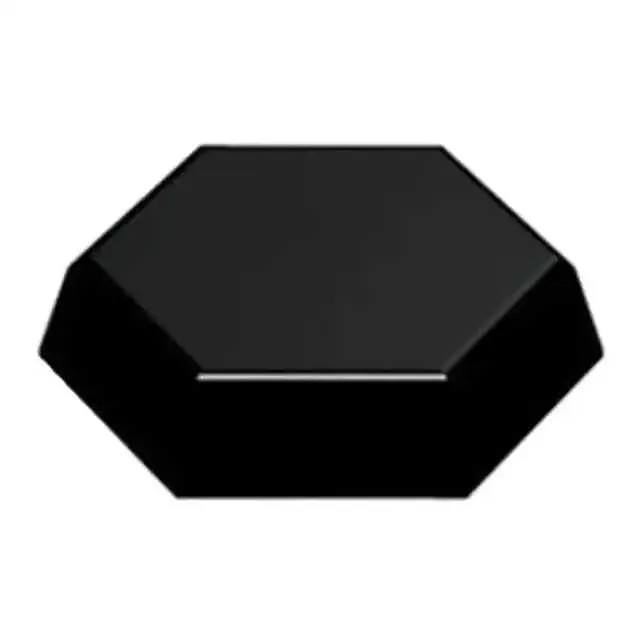 SJ5077 (BUMPER HEXAGONAL 0.65 HEX BLK")