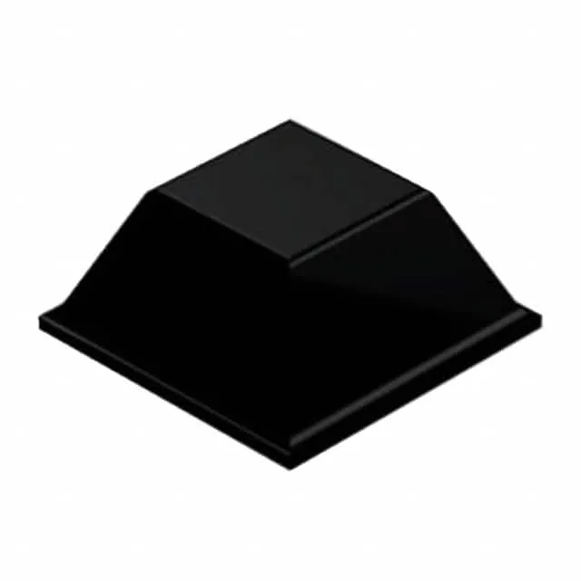 SJ6118 (BUMPER SQUARE 0.5L X 0.5"W BLK")