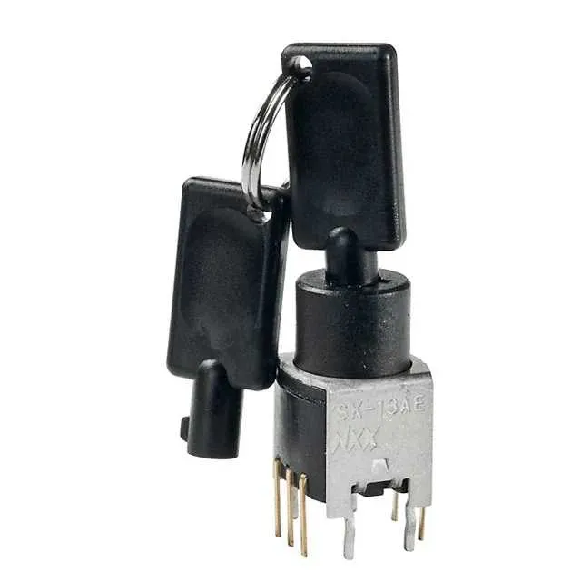SK13AEG13 (SWITCH KEYLK 3POS SP3T 0.4VA 28V)