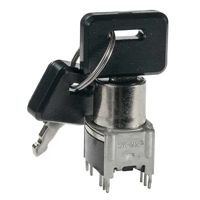 SK22AG13 (SWITCH KEYLK 2POS DPDT 0.4VA 28V)