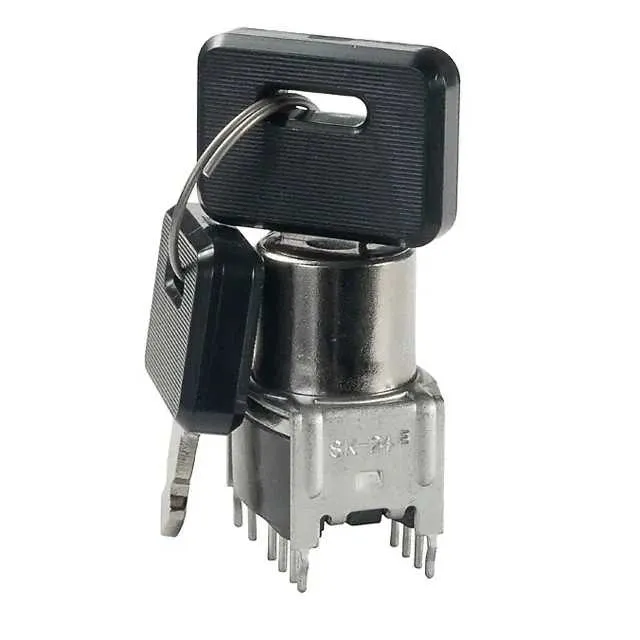 SK24EG13 (SWITCH KEYLK 3POS DP3T 0.4VA 28V)