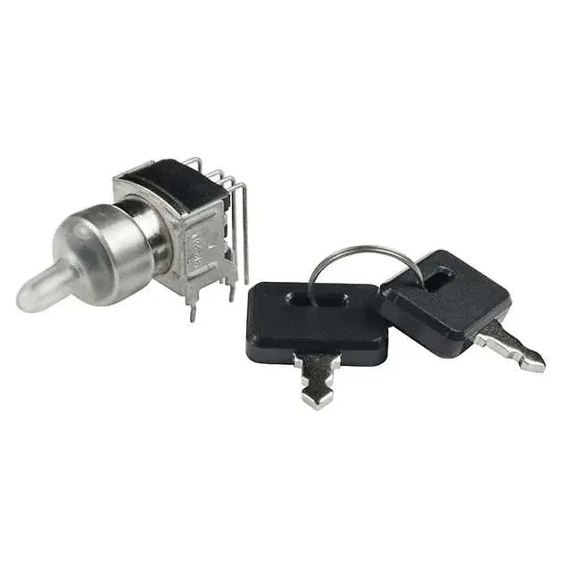 SK24EG30 (SWITCH KEYLK 3POS DP3T 0.4VA 28V)
